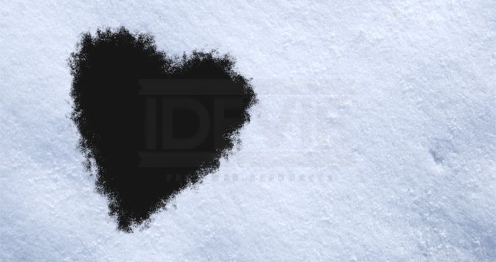 Photoshop: Snow Heart