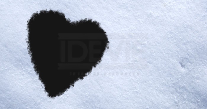 Photoshop: Snow Heart