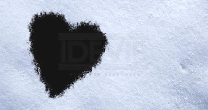 Photoshop: Snow Heart