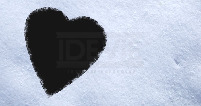 Photoshop: Snow Heart