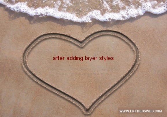 Create A Love Message On The Sand
