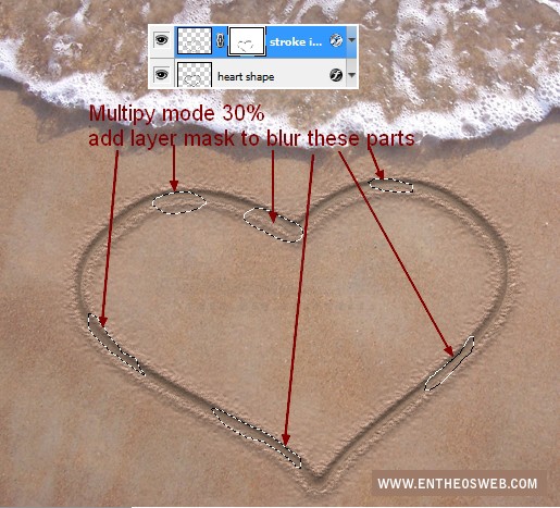 Create A Love Message On The Sand