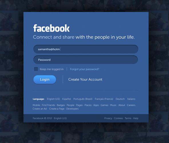 Facebook - New Look & Concept by Fred Nerby
