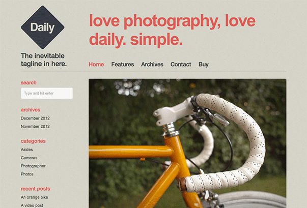 Daily WordPress Theme