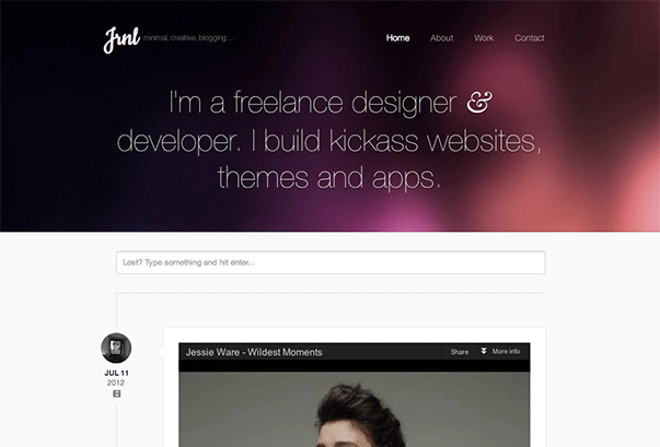 Jrnl WordPress Theme