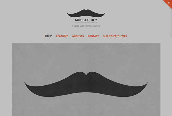 Moustachey WordPress Theme