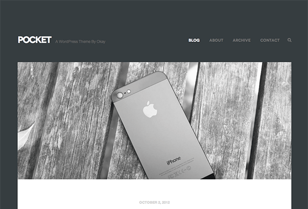 Pocket WordPress Theme