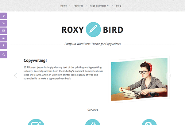 Roxy-Bird WordPress Theme