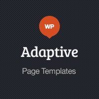 Adaptive Blog Theme: Page Templates
