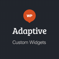 Adaptive Blog Theme: Custom Widgets