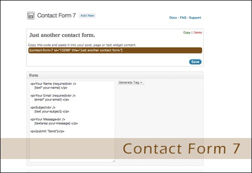 contact form 7