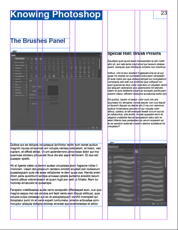 Grids - InDesign Example
