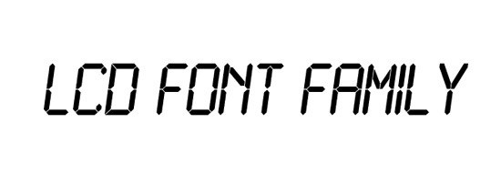 lcd-font-family