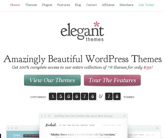 ElegantThemes: A Reputed Premium Theme Provider