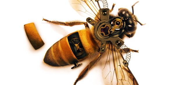 Highly Detailed Steampunk Insect - Best Photoshop Tutorials from 2012