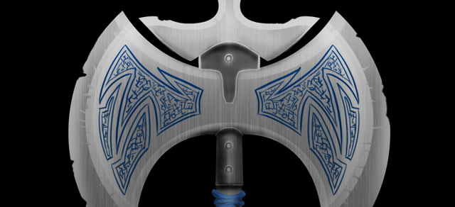 Medieval Battle Axe - Best Photoshop Tutorials from 2012