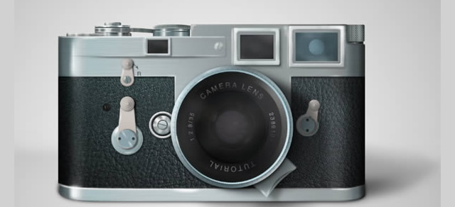 Draw a Leica Camera - Best Photoshop Tutorials from 2012