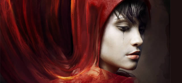 Red Riding Hood Themed Photo Manipulation - Best Photoshop Tutorials from 2012