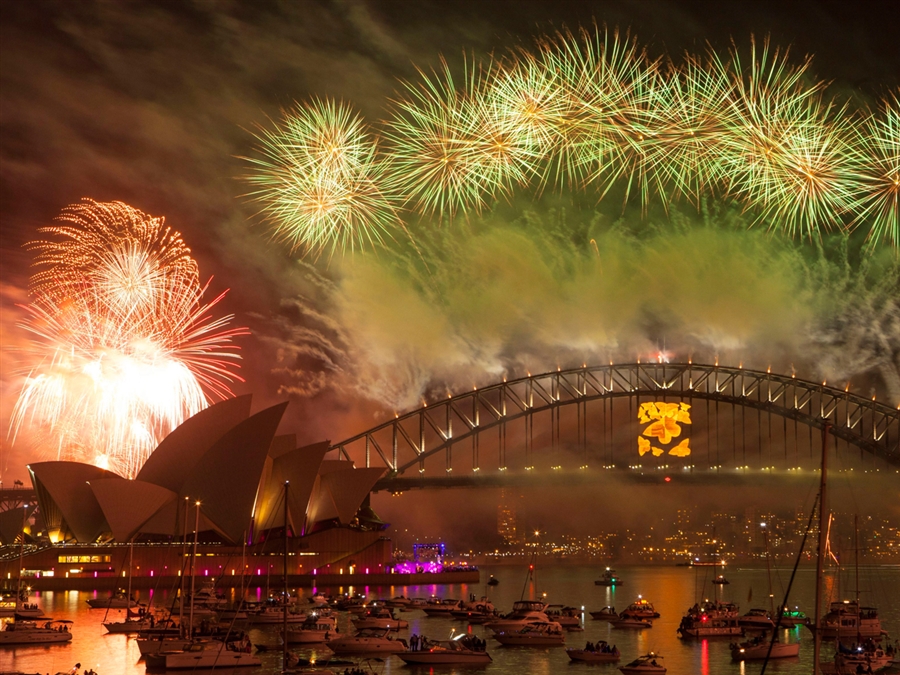sydney new year fireworks 2013