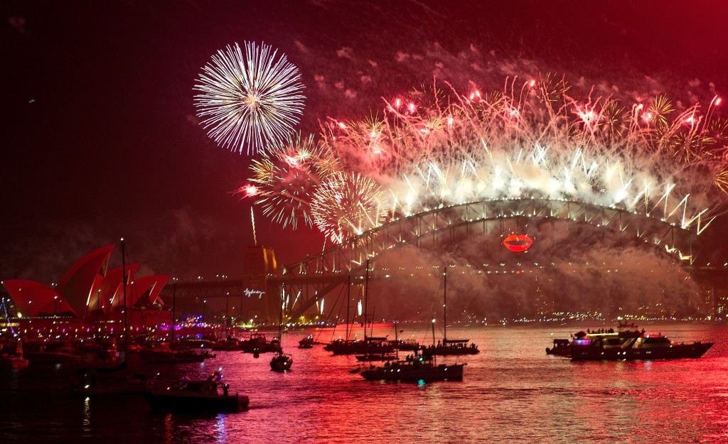 Sydney new year fireworks 2013