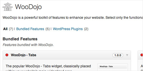 WordPress Plugin - Woo Dojo