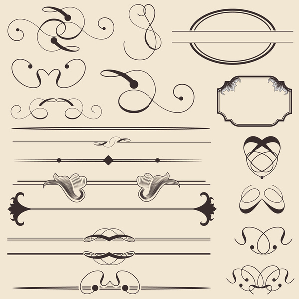 Download 30 Free Ornaments, Frames & Borders Vector Resources - iDevie