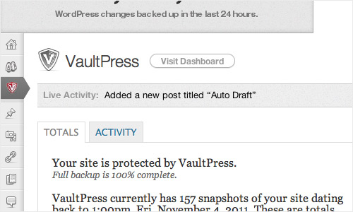 WordPress Plugin - VaultPress