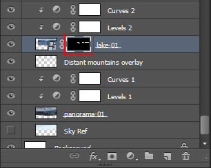 layer mask selection view