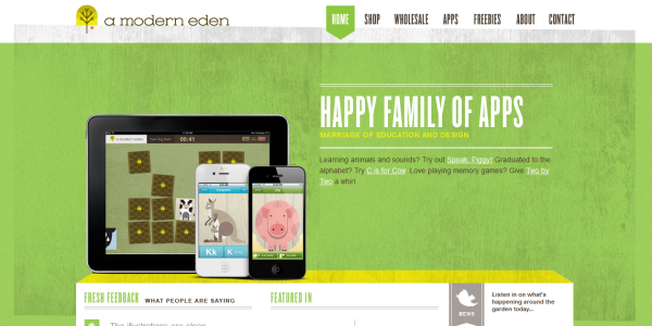 1. green based web design