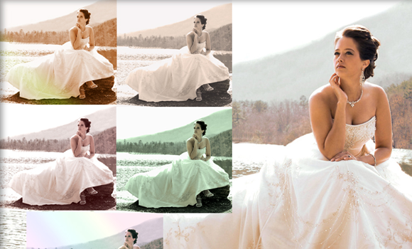 wedding photographs effects photoshop actions freebie