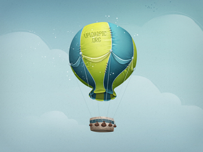 hot air balloon illustration design