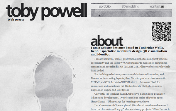 powell website interface portfolio inspiration