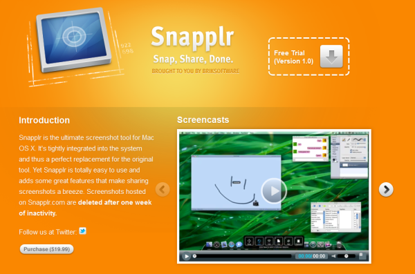 4. orange based web design