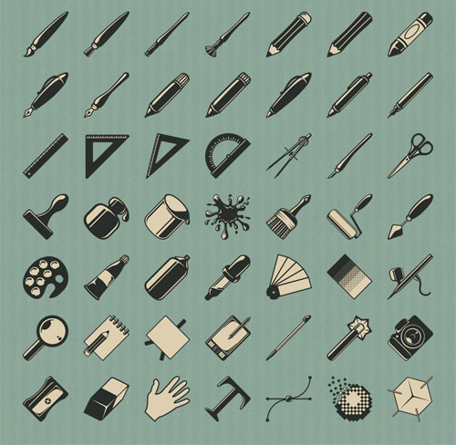 8. retro icons