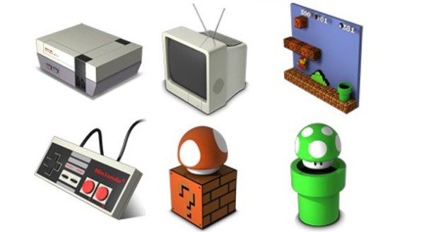 9. retro icons