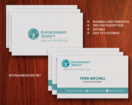 Eco-Friendly Business Card Template