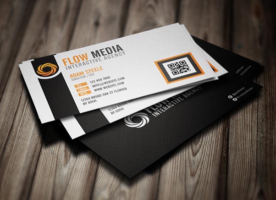 Flow Business Cards in 3 Colors