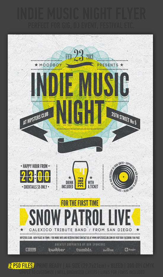 20 Beautiful Flyer Designs For Inspiration