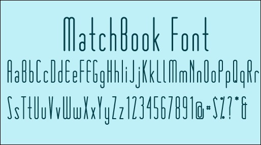 matchbook-font-