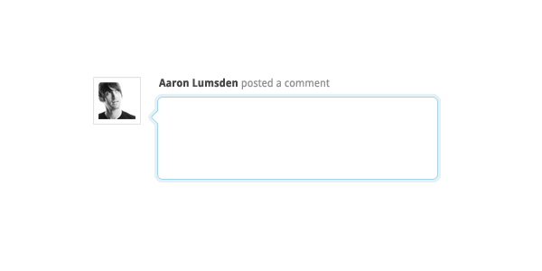 Blog comment component