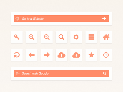 freebie web browser ui interface icons