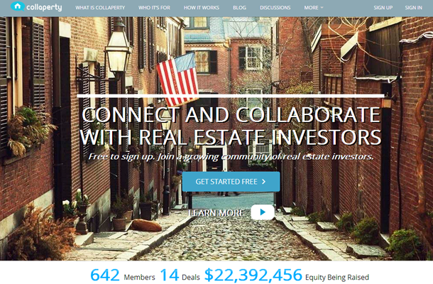 startup investors capital real estate property website