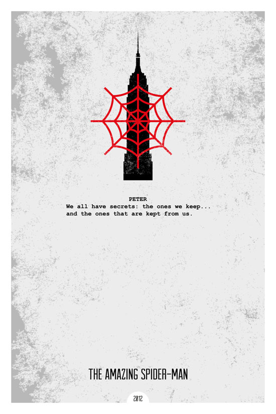 The amazing Spiderman Movie Poster Quote