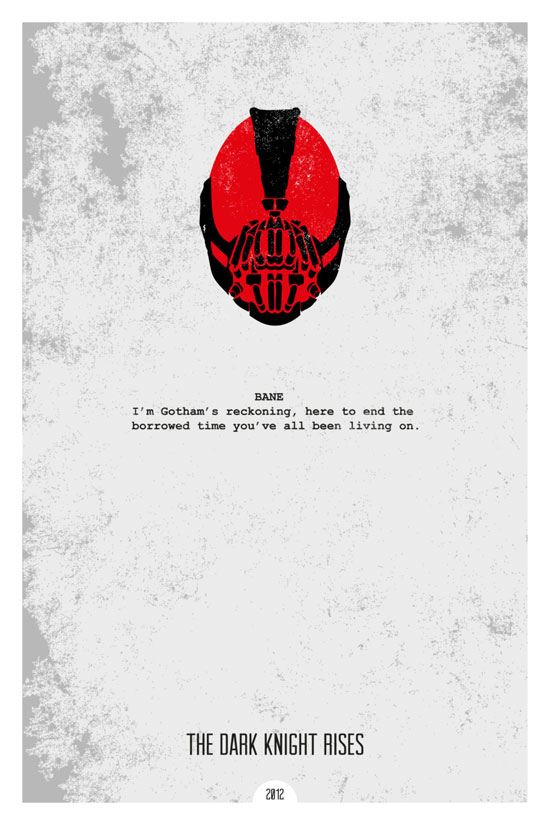 The Dark Knight Rises Movie Poster Quote