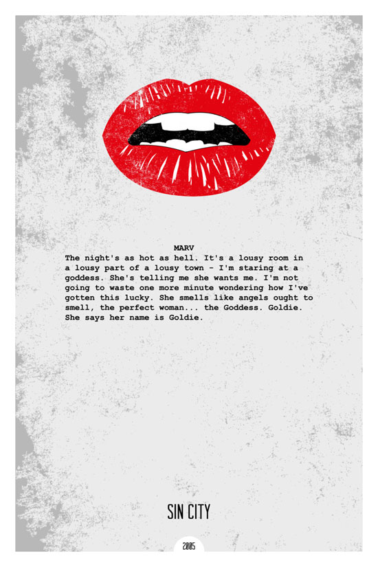 Sin City Movie Poster Quote
