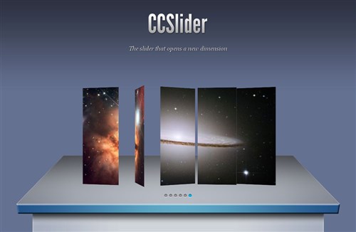 CCSlider - jQuery 3d Slideshow Plugin
