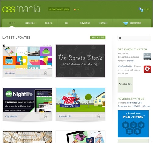 CSS-Mania-web-design-gallery
