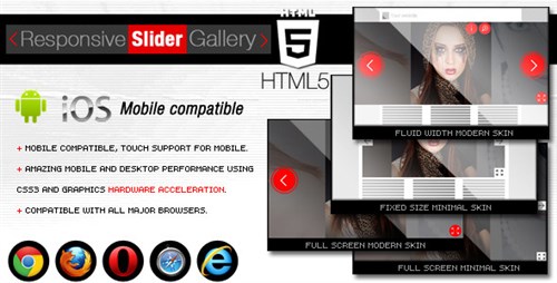 HTML5 Responsive Slider Gallery