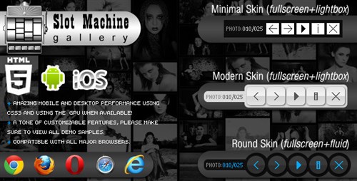 HTML5 Slot Machine Gallery