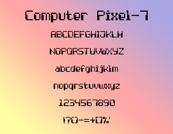 Computer Pixel-7